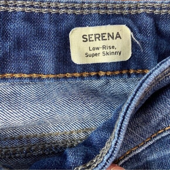 Mavi Premium Serena jeans low-rise super skinny stretchy denim size 28 - Picture 4 of 12